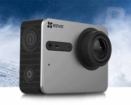 Ezviz S5 Action Camera WATERPROOF 4K 16MP 15fps Touch Display WiFi Bluetooth