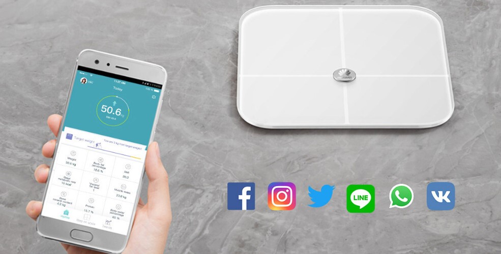 Huawei AH100 Bilancia Smart - immagine 4